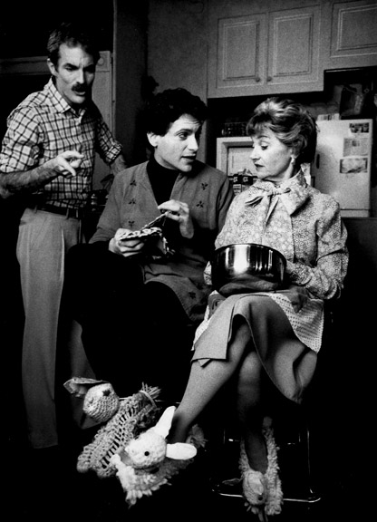 Joel Crothers (left), Harvey Fierstein (center) with Estelle Getty