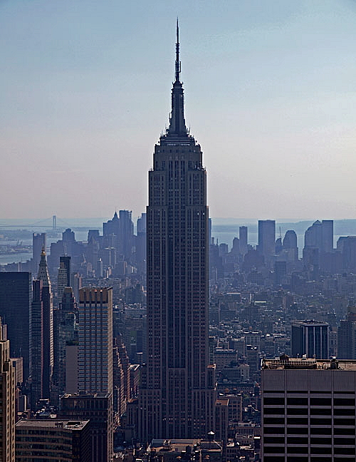 Empire State Building from the Top of the Rock. view all of johnglines&apos...