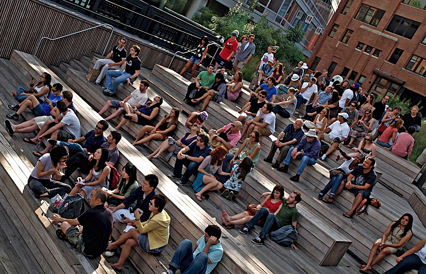Enjoying the High Line