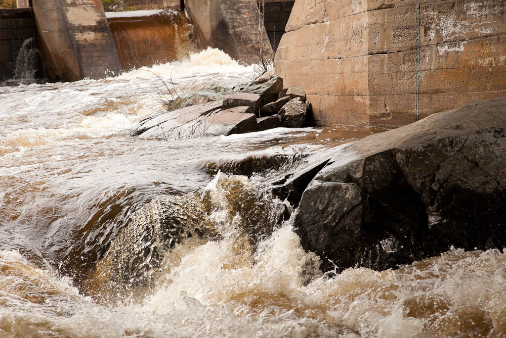 Base of Highway 573 bridge