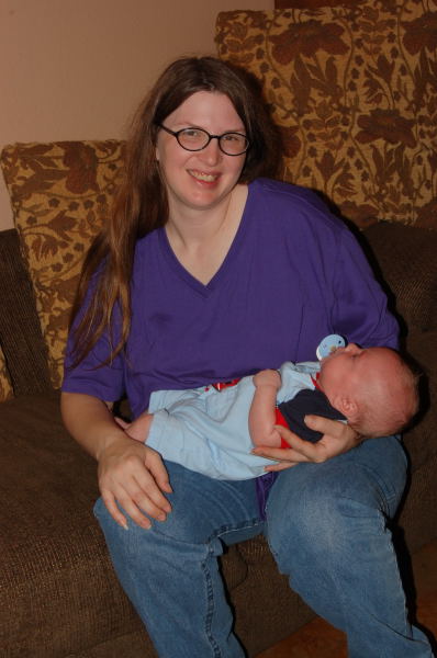 Mother & Adrian, 5-10-2009, #3
