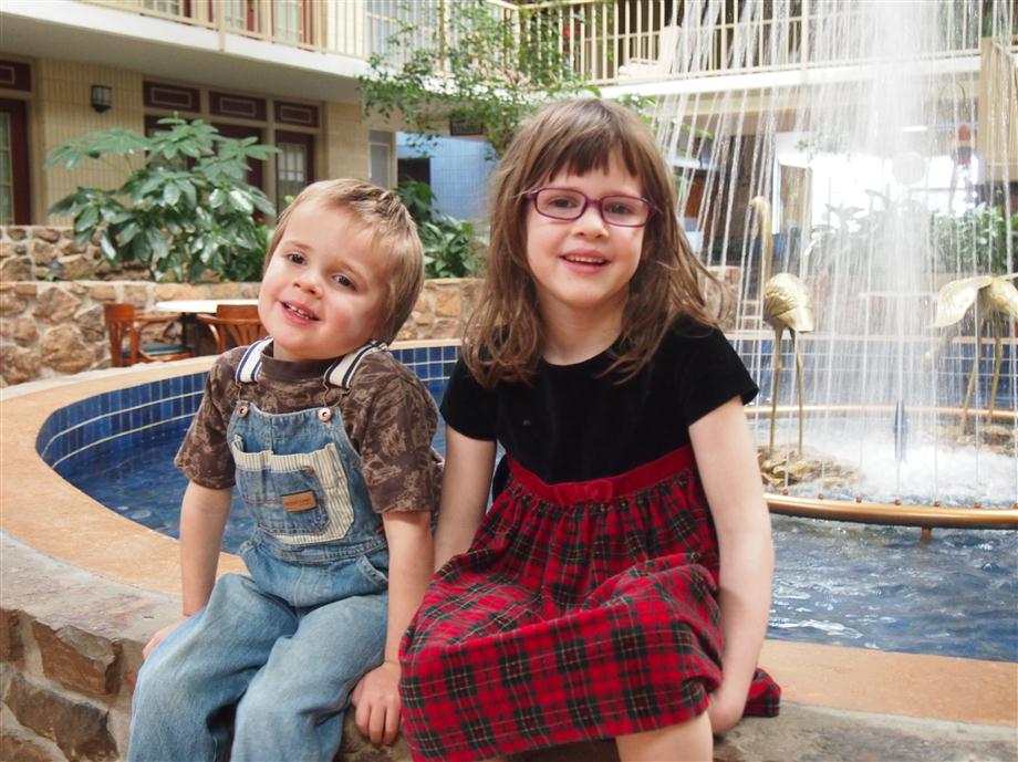 Kids at Fountain