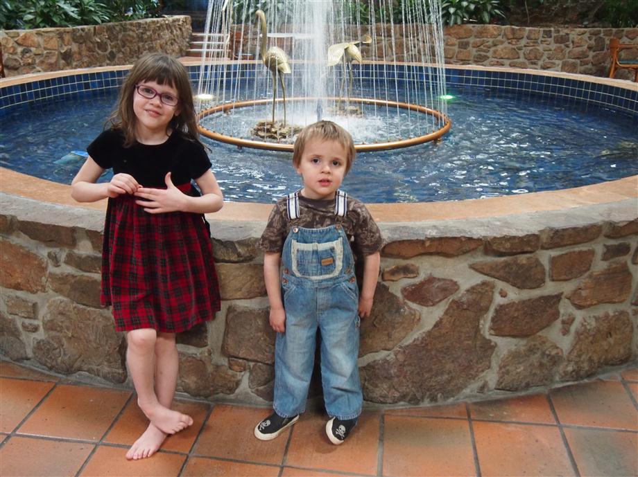 Kids at Fountain