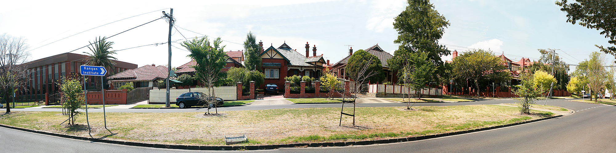 Essendon Tech Housing estate panorama