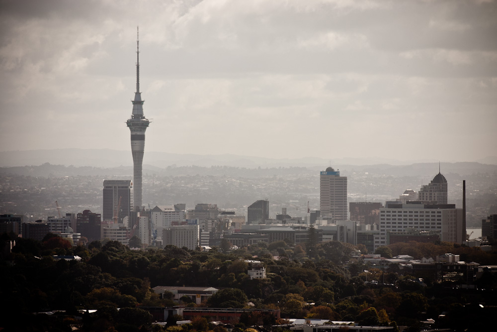 Auckland panorama from One Tree Hill