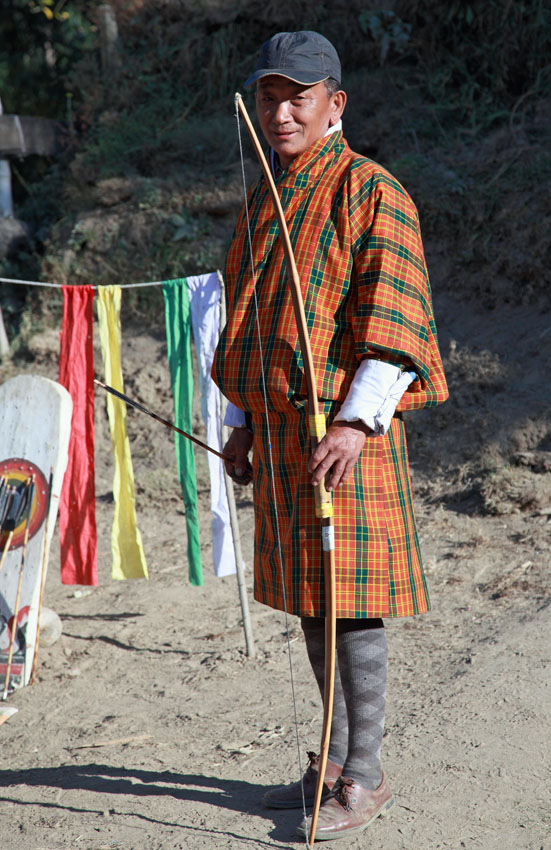 Village archery contest, Paro Valley