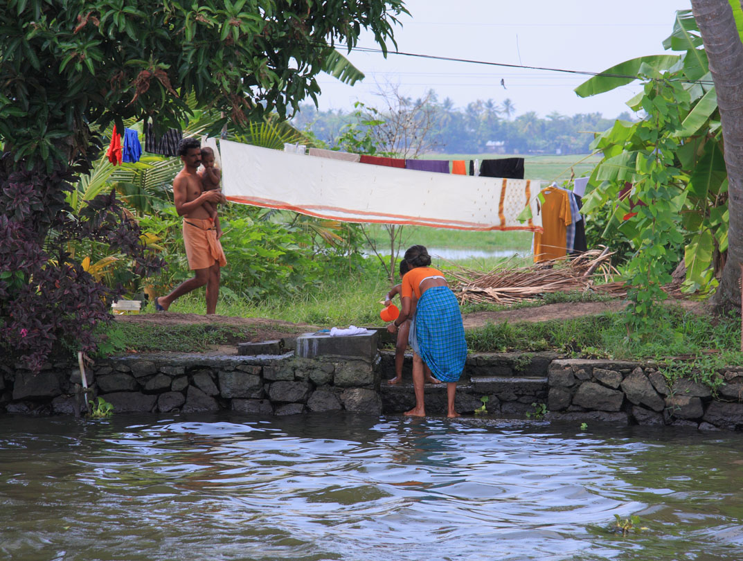 Life on the river bank