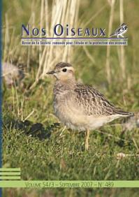 Nos Oiseaux N°489 - Volume 54 / 3 - septembre 2007