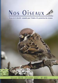 Nos Oiseaux N°490 - Volume 54 / 4 - décembre 2007