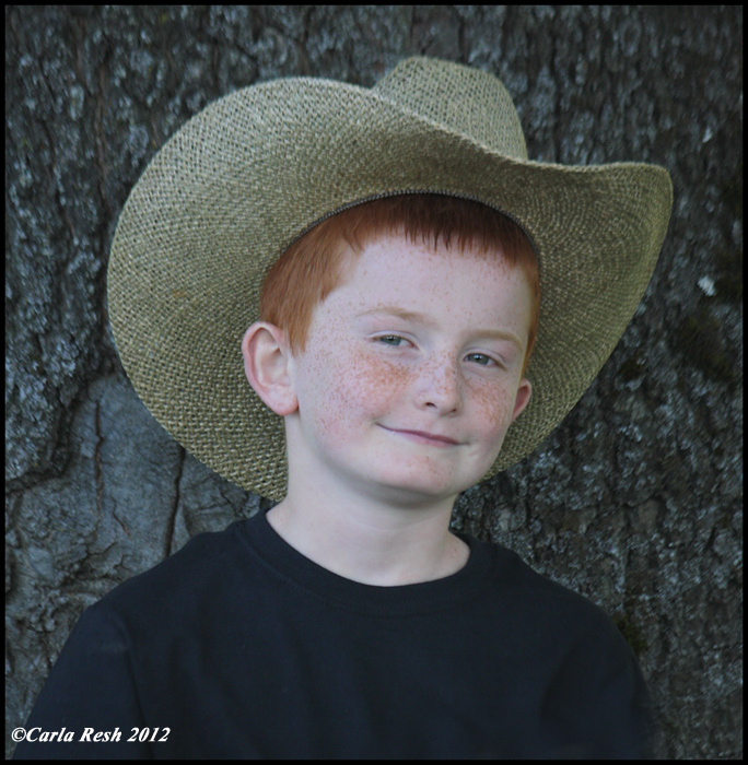 Red hair and Freckles