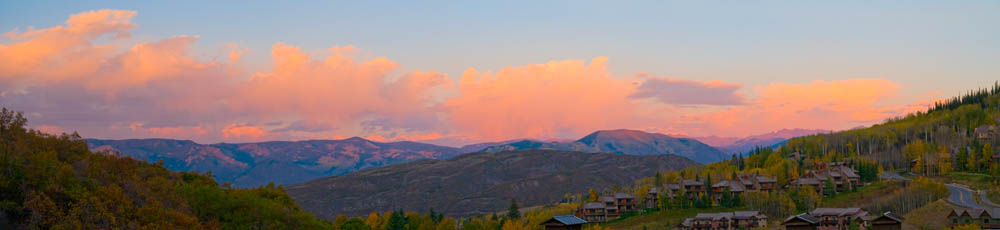 Snowmass Village Sunset view