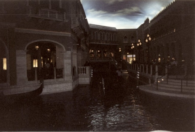 inside the Venetian Hotel/Casino