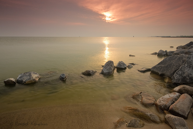 Sunset ijsselmeer