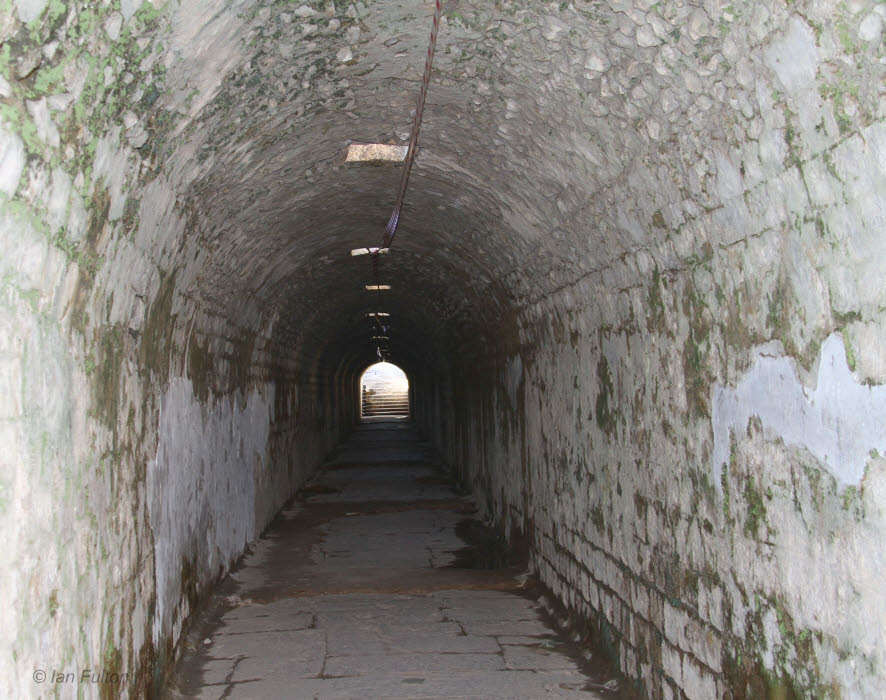 One of the underground tunnels at the Asclepeion at Pergamon