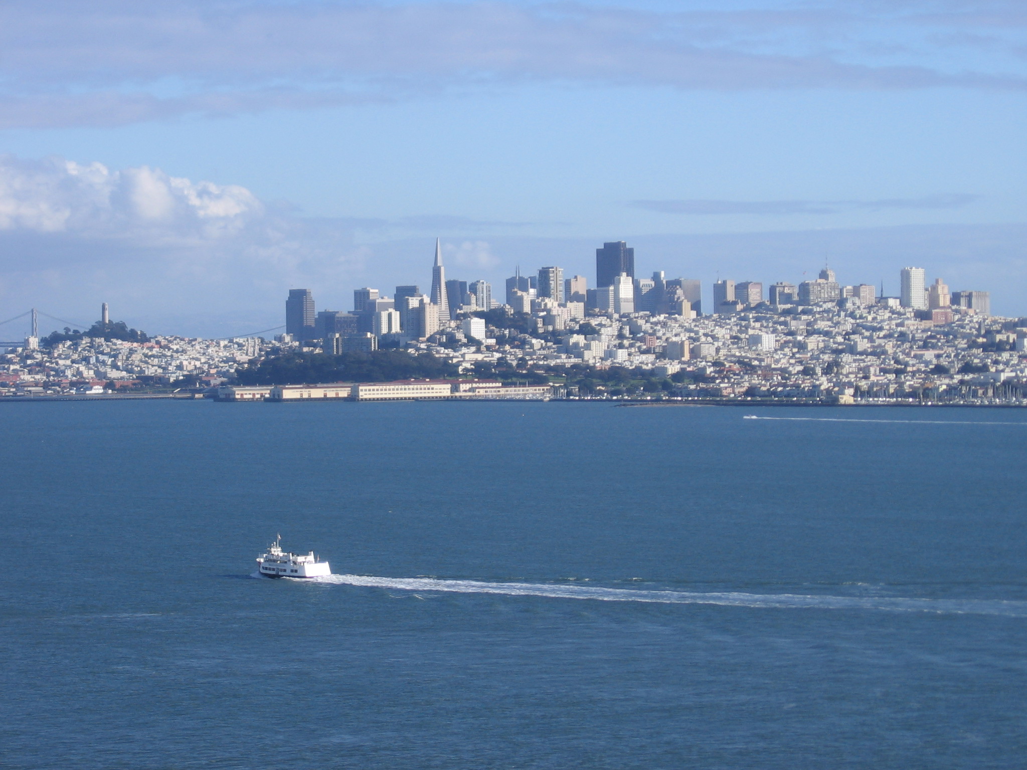 Bay & skyline