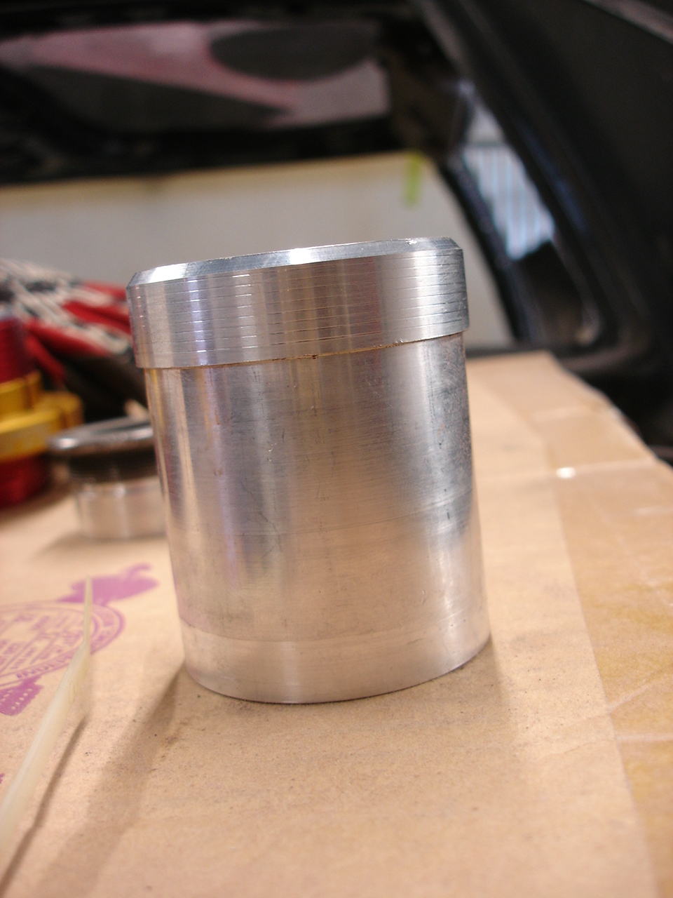 Front shims stacked...