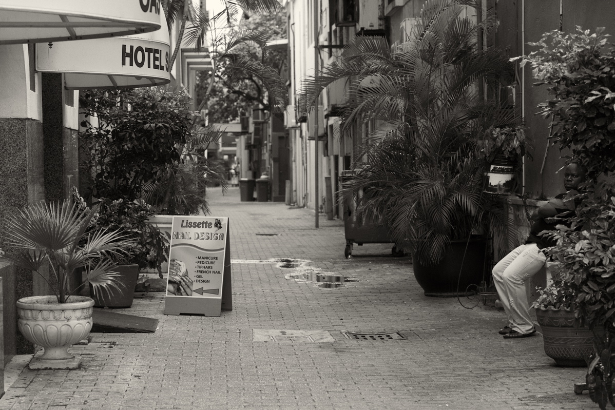 Man and the Alleyway