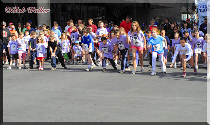 The Children And Adults Are Poised For Action