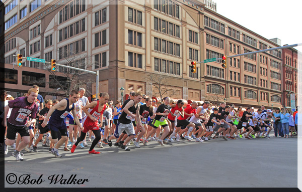 And Contestants Were Off In The 3 Mile Race