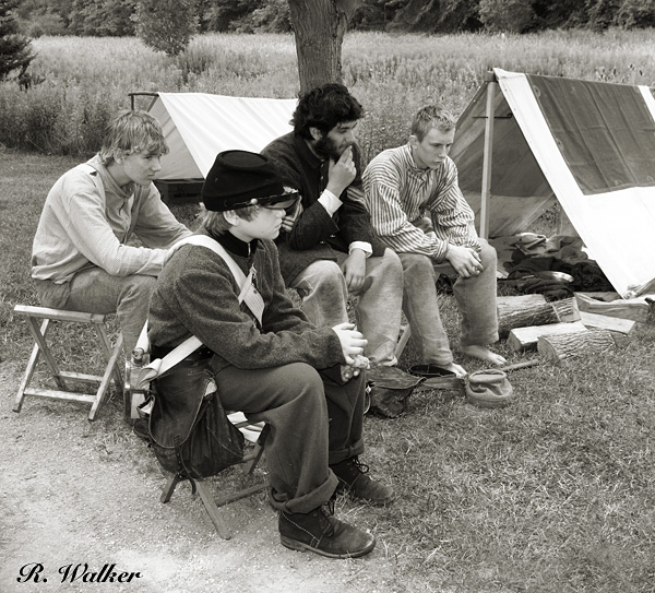 Young Rebel Solders Contemplate The Task Ahead Of Them