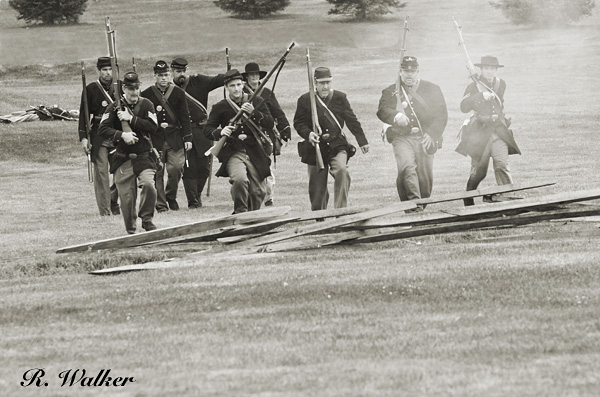 Union Reenforcements Advancing To Strengthen The Line
