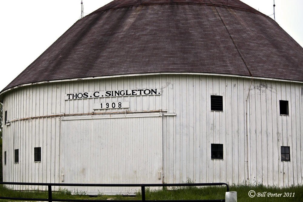 1908 Singleton Round Barn close