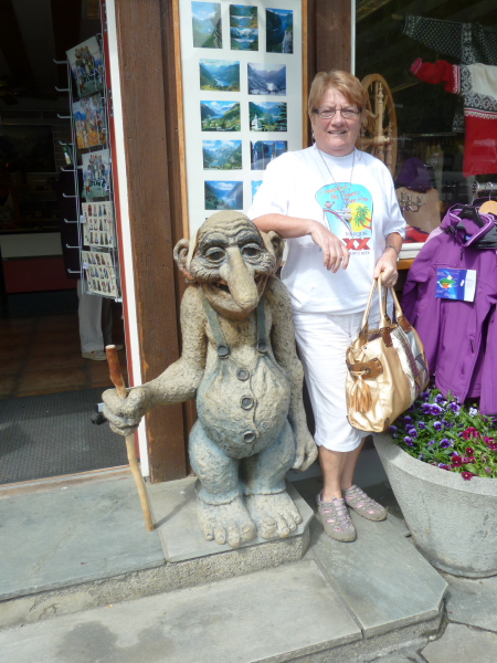 Geiranger - Margaret with Troll @ Shop