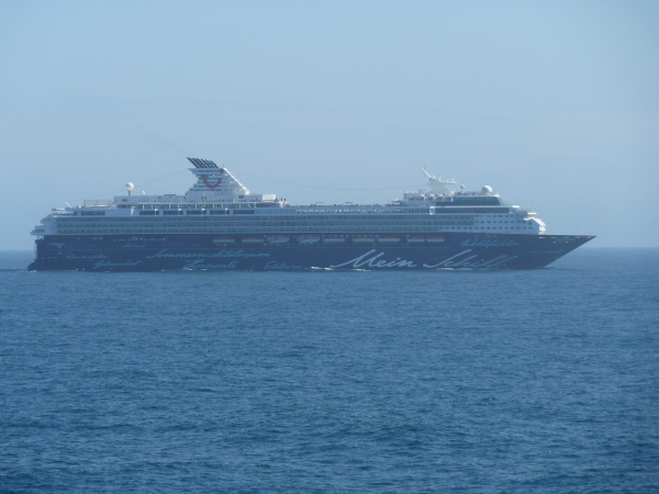 Mein Schiff passing in the Artic Ocean