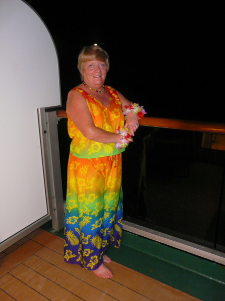 Margaret dressed for Dinner