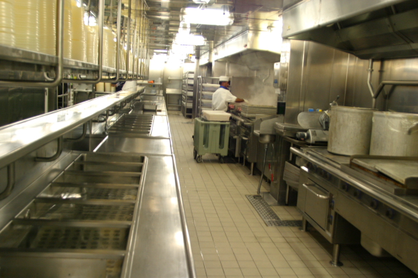 Kitchen on Carnival Glory