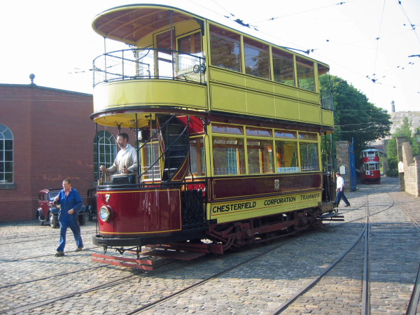 Chesterfield 7 (1904) @ Crich 1940s weekend