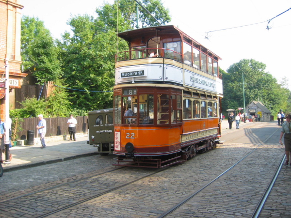Glasgow 0022 (1922) @ Crich 1940s weekend