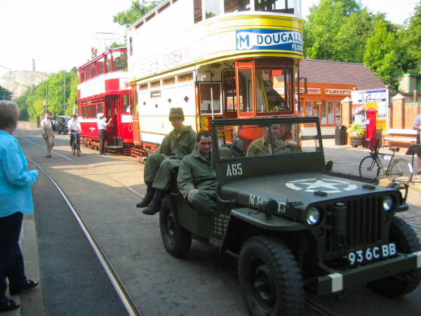 Leeds 399 (1926) @ Crich 1940s weekend