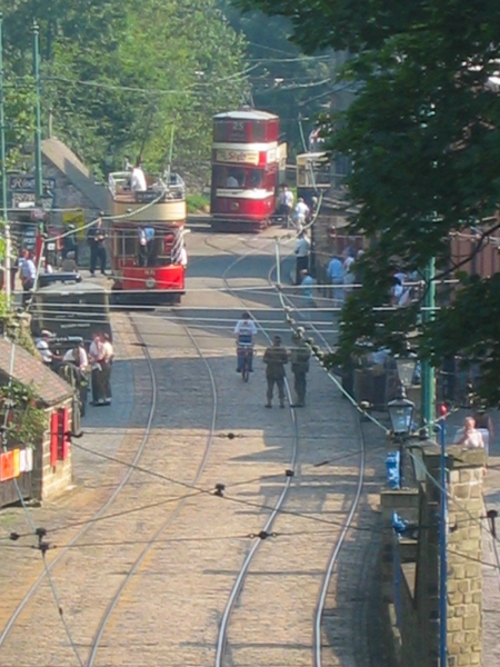 View of Street @ Crich 1940s weekend