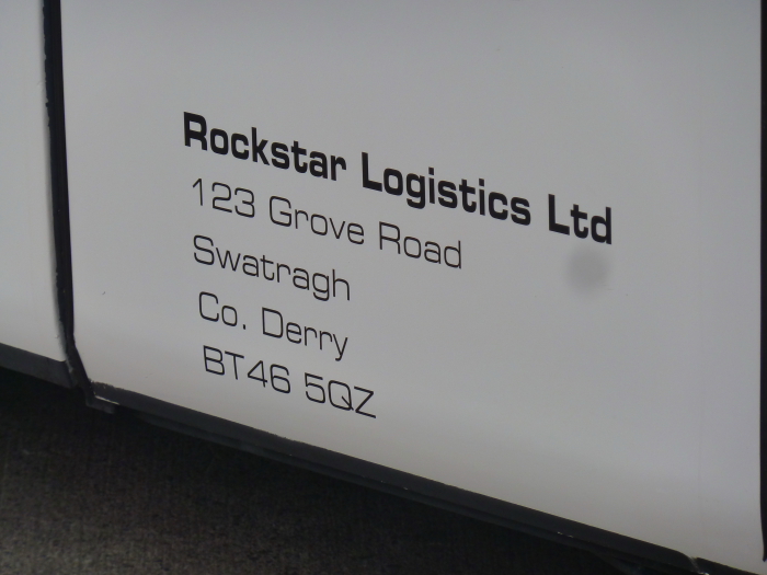 Crossland of Swatragh, Ireland (PNZ 1413) @ Lymm Services on M6