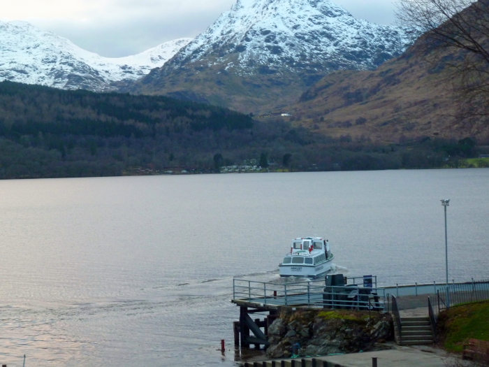 INVERSNAID HOTEL - ARKLET leaving Inversnaid Hotel, Loch Lomond - leaving for Inveruglas, Loch Lomond