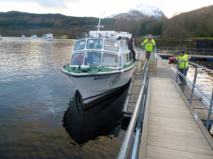 INVERSNAID HOTEL - ARKLET @ Inversnaid Hotel, Loch Lomond Hotel Ferry @ Inveruglas Pier