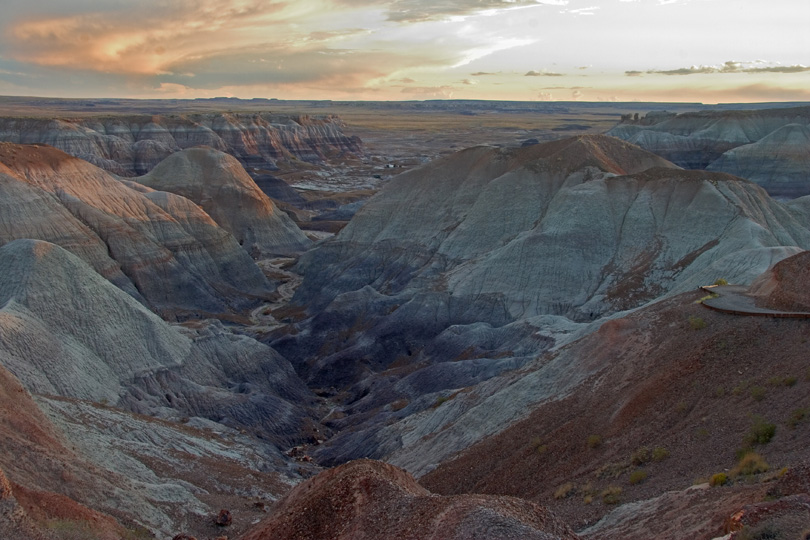 Blue Mesa sunset