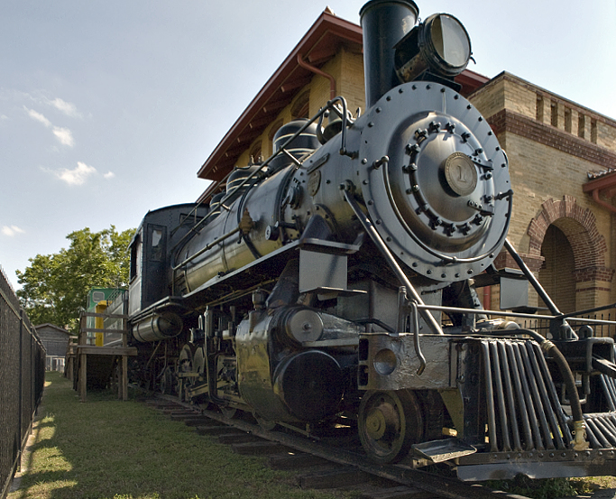 The Train depot museum locomotive