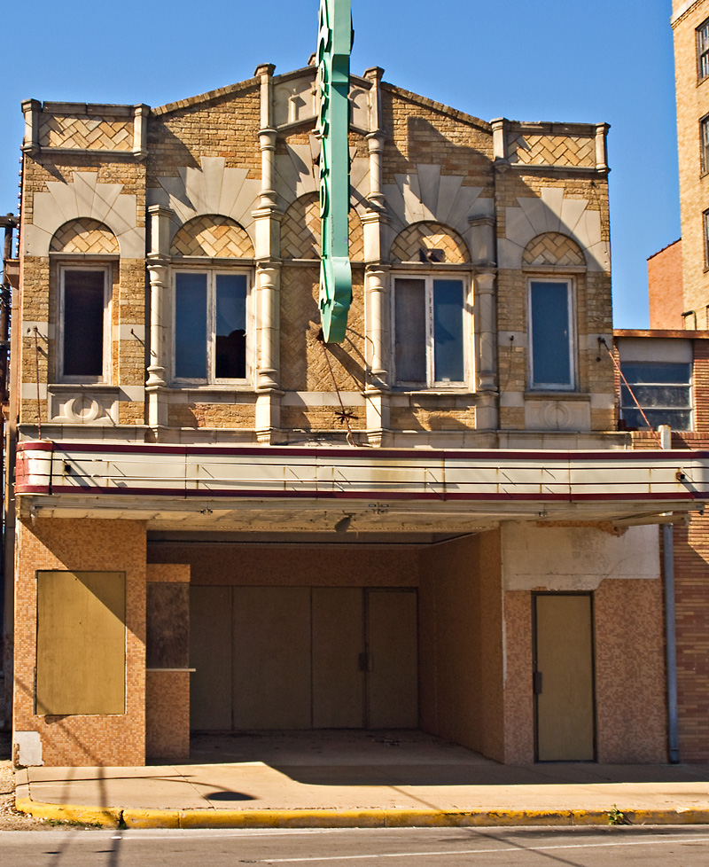 A straight on shot of the Arcadia facade