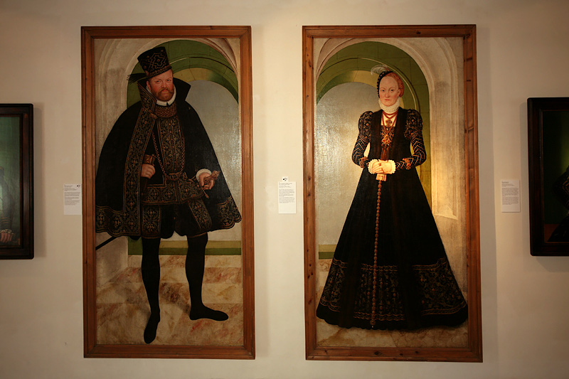 Ambras Castle: Upper Hall: Habsburg Rulers Portraits