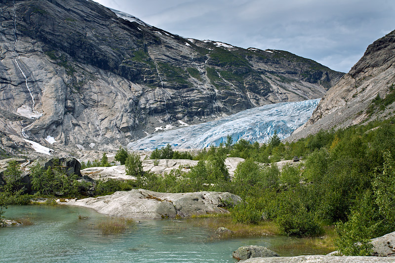 Nigardsbreen Glacier and Nigardsbrevatnet