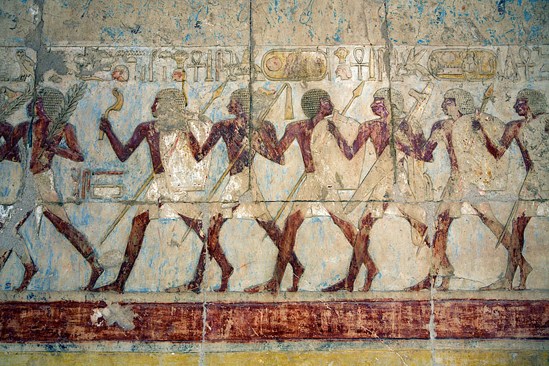 Hatshepsut Temple: Parade of Soldiers