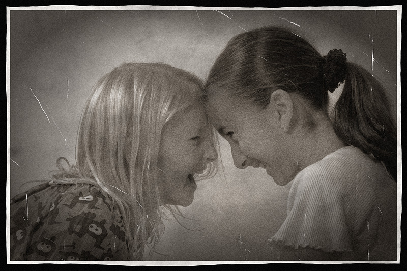 Laughing together