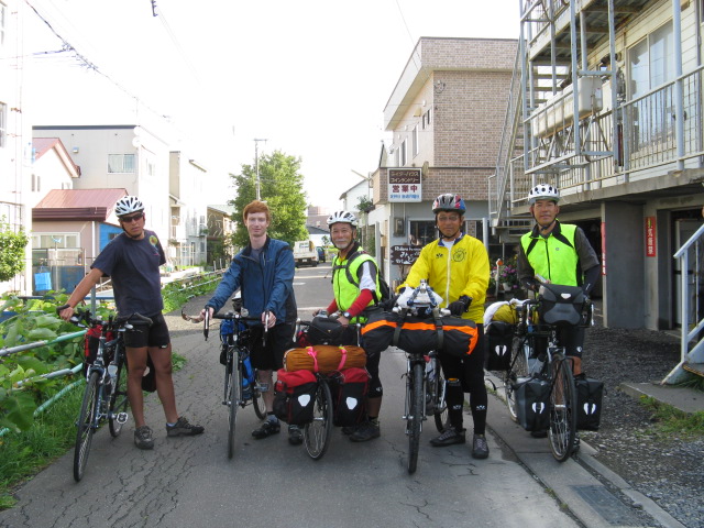 Day 12: After a convie store breakfast, were ready to ride to the ferry.