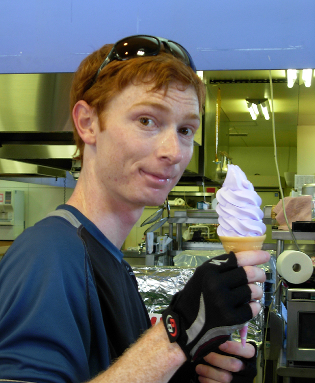 Purple ice cream. I cant pass this up.