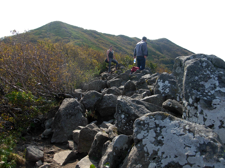 Its a steep 3.5 mile ascent on tough rocky terrain.