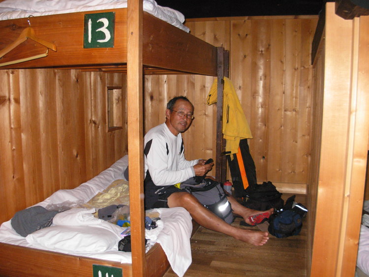 Beds are on the second floor overlooking the large main room below.