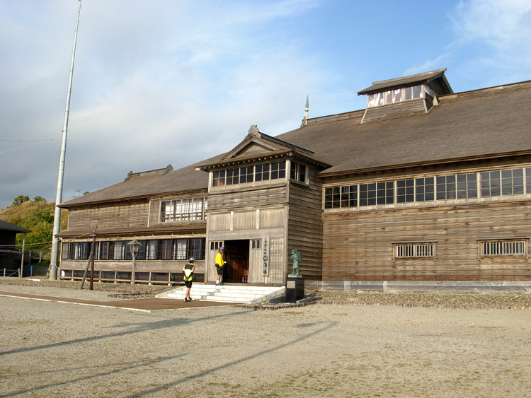 Stopping at a historic factory; over a century old.