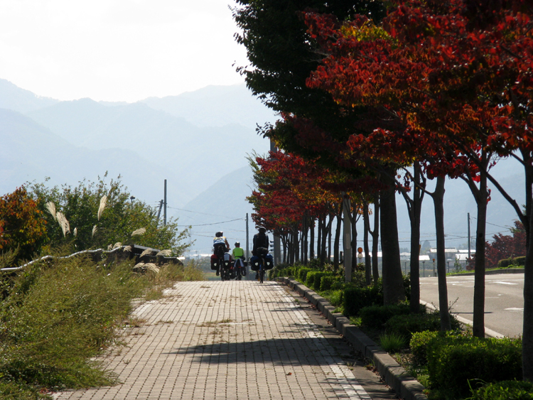 Here and there, the trees are showing color.